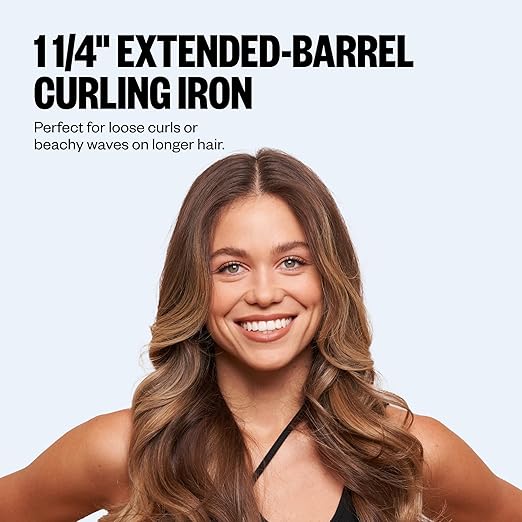 Nano Titanium Professional Curling Iron with Extended/Long Barrel Perfect for Longer Hair