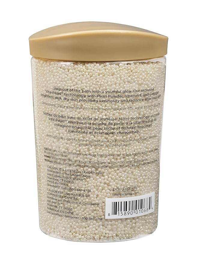 Calgon Ageless Bath Series Renewing Pearls 16 oz. (Pack of 4)