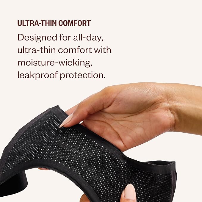 DIVA Reusable Period Underwear - Quick Dry Menstrual Underwear - Period Panties - Seamless Bikini Black