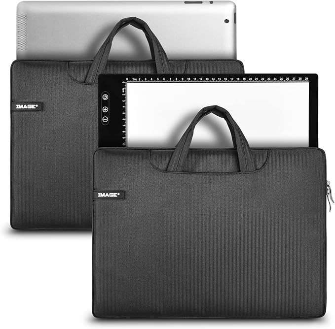 Rechargeable Magnetic A4 LED Light pad &amp Tracing Light Pad Case Black