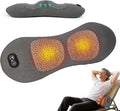 Rechargeable 3 in 1 Lumbar Support Pillow Electric Lower Back Massager Waist Decompression Devices Heat Vibration