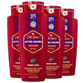 Old Spice Refreshing Body Wash for Men 3X Defense 24/7 Shower Fresh with Long Lasting Scent Red Collection Afterhours with Spice Scent 24 oz (Pack of 4)