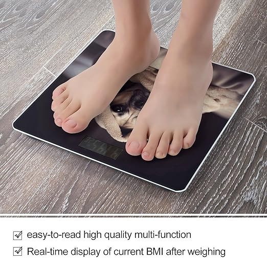Dog in A Blanket Scale for Body Weight Smart Scales Digital Bathroom Scale High Precision Weighing Scales with Large Display Weighing Machine for People