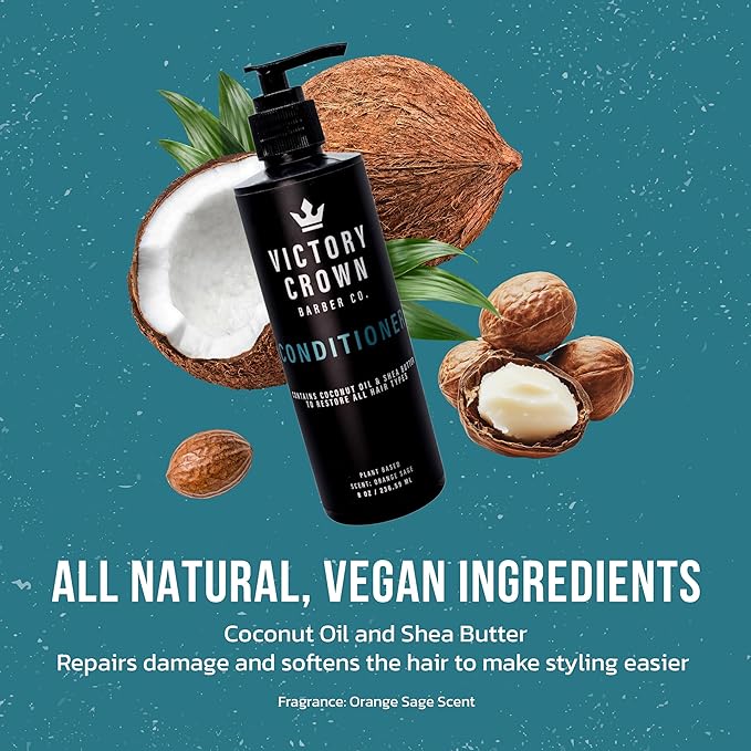 Victory Crown Hydrating Conditioner Deep Moisture Infusion with Coconut Oil &amp Shea Butter 8 Oz