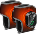 2PCS Cordless Foot and Ankle Massager with Heat Ankle Heating Pads Rechargeable Heated Foot Brace Wrap 3 Vibration and 4 Heating Modes