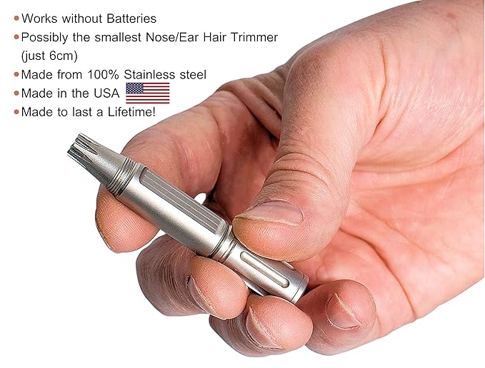 Platinum XL Professional Nasal &amp Ear Hair Trimmer Made in USA