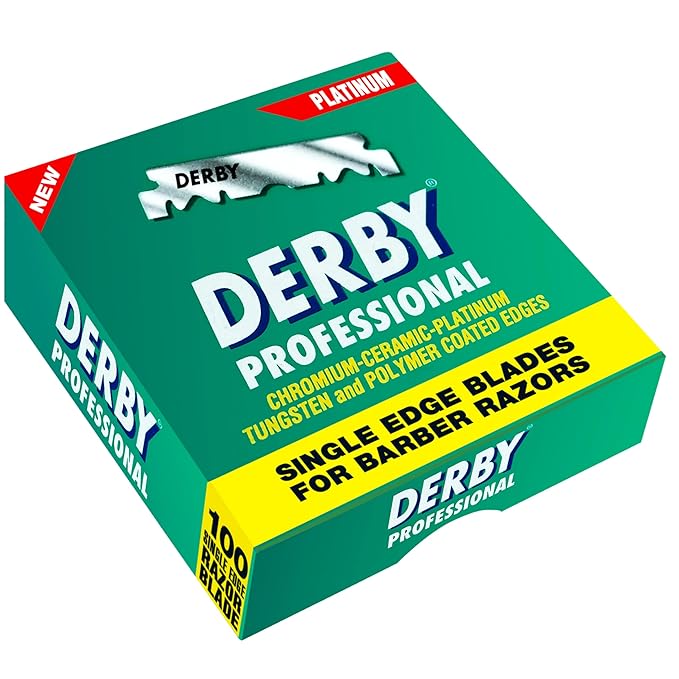 5000 Derby Professional Single Edge Razor Blades for straight razor
