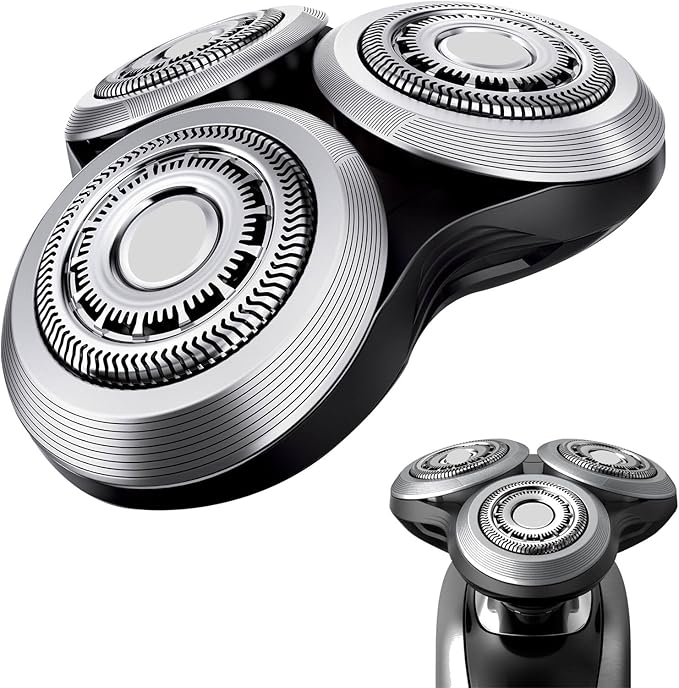 SH90 Replacement Rotary Heads Compatible with Philips Norelco Shavers Series 9000 S9000 Replacement Head Fits for S9531 S9721/84 S9511 S8950 S8980/12 S9311/21