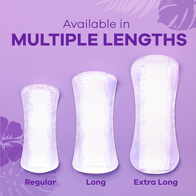 Always Daily Extra Protect Liners Long Length Unscented Panty Liners 544 Count (Pack of 2)
