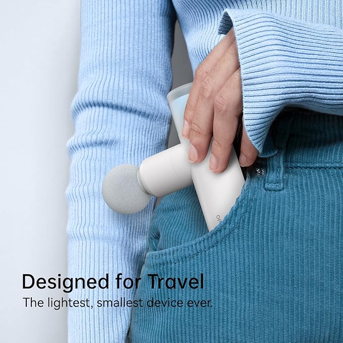 Opove M3 Mini Massage Gun for Back Pain Relief with Facial Mode 7mm Amplitude 4 Vibration Levels Ultralight Portable and Rechargeable Fascia Gun Active Recovery Women Presents