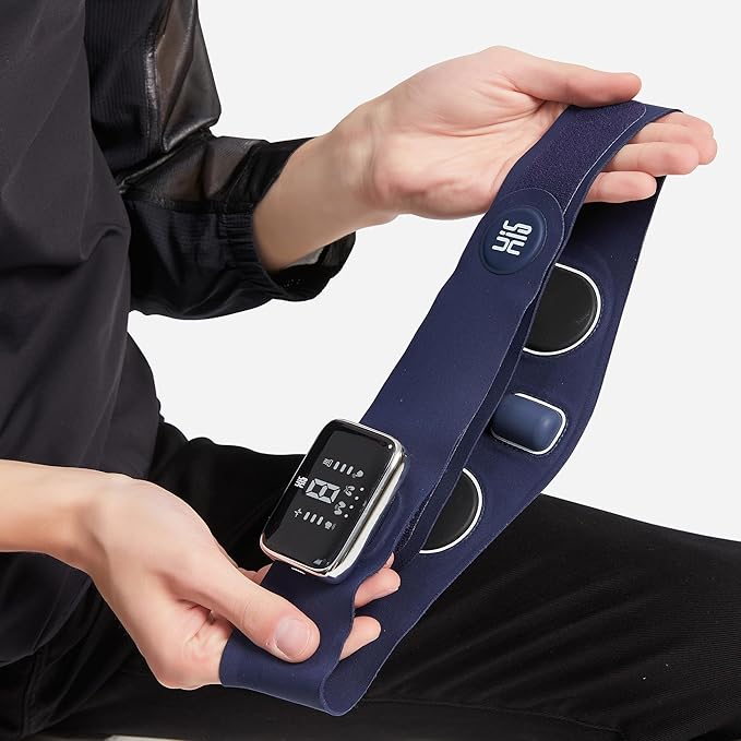 Master Massage Portable Heating Pad Heated Belt for Lower Back Pain Relief with Heat Vibration Massage