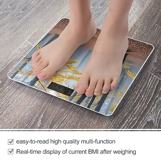 Mist Pervades Scale for Body Weight Smart Scales Digital Bathroom Scale High Precision Weighing Scales with Large Display Weighing Machine for People