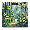 Tropical Jungle Painting Scale for Body Weight Digital Bathroom Scale Toughened Glass High Precision Scales for Body Weight with Large LCD Backlight Display Weight Scales