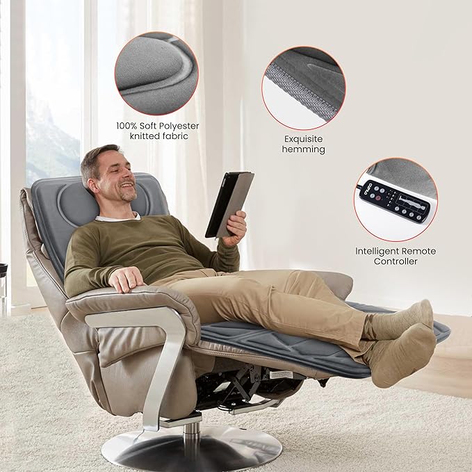 Back Massager with Heat Massager Pad