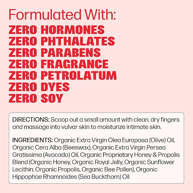 VMAGIC by Medicine Mama Organic Vulva Balm – Intimate Skin Care Menopause Support – Relieves Feminine Dryness Itching &amp Irritation – Hormone Free Vaginal Moisturizer for Women – 6 Pack 2 oz Ea