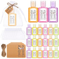 Frienda 24 Set Christian Hand Sanitizer Gift Mini Bible Verse Church Travel Size Hand Sanitizer Gel Christian Gift Bulk for Women Nurses Teachers Team Doctors Coworker Mother's Day