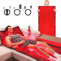 Red Light Therapy Mat 3840 LED Chips Infrared Red Light Therapy Blanket for Body 660nm &amp 850nm Near Infrared Pad with Pulsing Adjustable Timer &amp Heating Modes