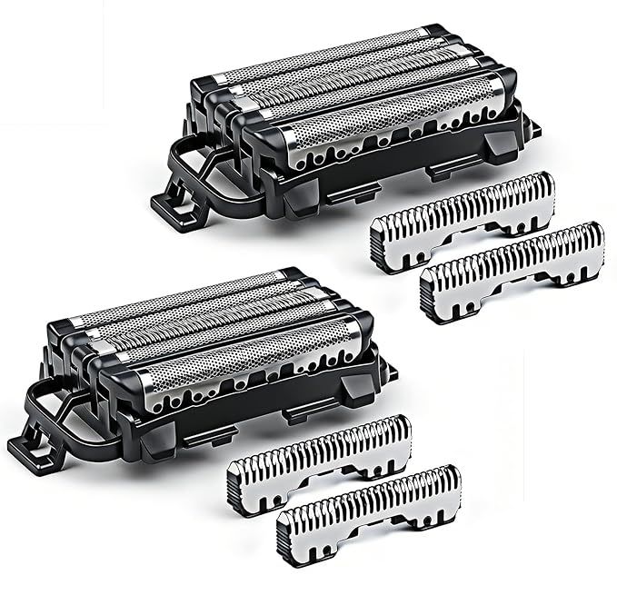WES9032P Replacement Blades Compatible with Panasonic ARC5 5-Blade Shavers Outer Foil and Inner Blade Set WES9032P Compatible with ES-LV97-K ES-LV67-K ES-LV95-S ES-LV65-S (2 Pcs)