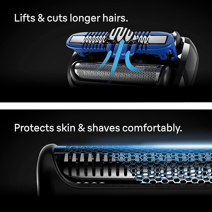 Braun Electric Shaver for Men Series 7 7120s Wet &amp Dry Shave Turbo &amp Gentle Shaving Modes Waterproof Foil Shaver with Precision Trimmer Space Grey
