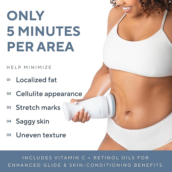 Vibro Sculpt Pro Bundle with Pro Pads Vitamin C Retinol – Complete Sculpting Massager Kit Retinol and Vitamin C for at-Home Contouring – Full Sculpting Bundle Vitamin C Retinol Included