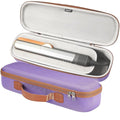 RAIACE Hard Storage Case Compatible with Dyson Airstrait Straightener Travel Carrying Bag. (case only). - Purple