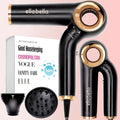 ELLA BELLA® Professional Ionic Hair Dryer (Foldable) • Negative Ion Blow Dryer • Perfect for Travel • Intelligent Heat Control &amp Rapid Drying Speeds • Lightweight Design • Low Noise Technology