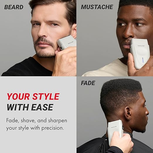 BaBylissPRO Limited Edition LithiumFX+ Cord/Cordless Lithium Ergonomic Double Foil Shaver (Mist Collection)