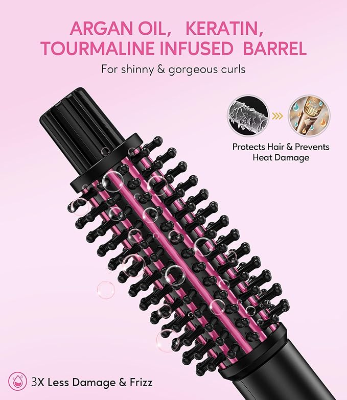 Farery Mini Thermal Brush 1 Inch &amp H8 Professional Ionic High Speed Hair Dryer