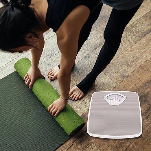 minkissy Mechanical Weight Scale Body Portable Bathroom Scale for Accurate Measurements and Compact for Home Use
