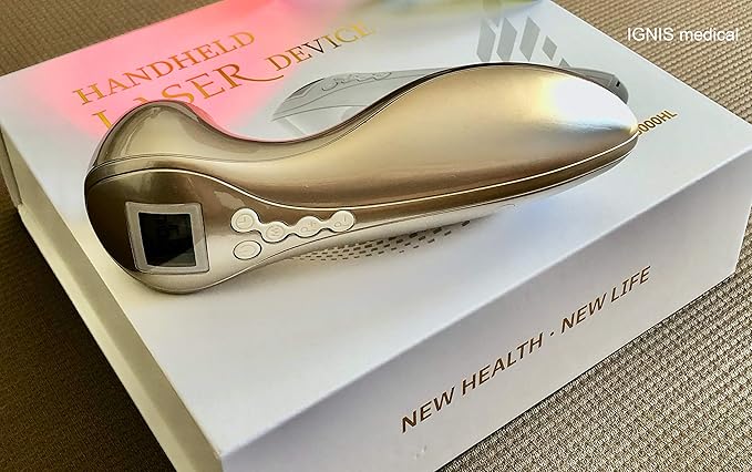 Pain Relief Cold Laser Therapy Device Unit LLLT Red Light Portable Handheld Unit 650nm+808nm Latest June 2021 Edition