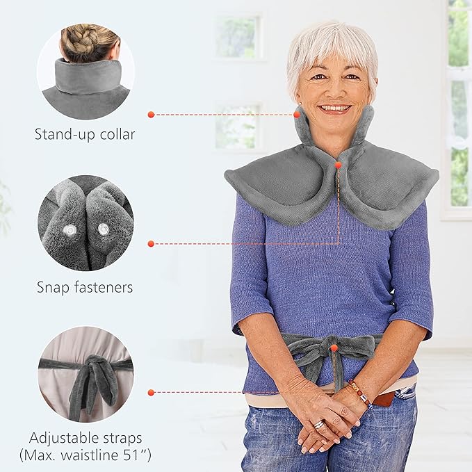 Large Heating Pad for Back Foot Massager with Heat