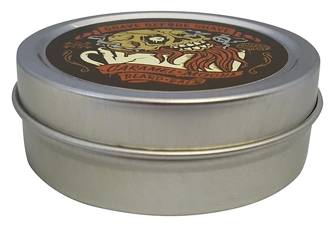 Grave Before Shave 4 oz Caramel Mocha Blend Beard Balm (Caramel Mocha Coffee scent)