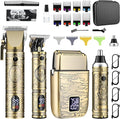 GSKY Hair Clippers for Men Professional Beard Trimmer Kits &amp Sets Cordless Mens Hair Trimmer Electric Shavers Haircutting Machine with LED Display for Barber