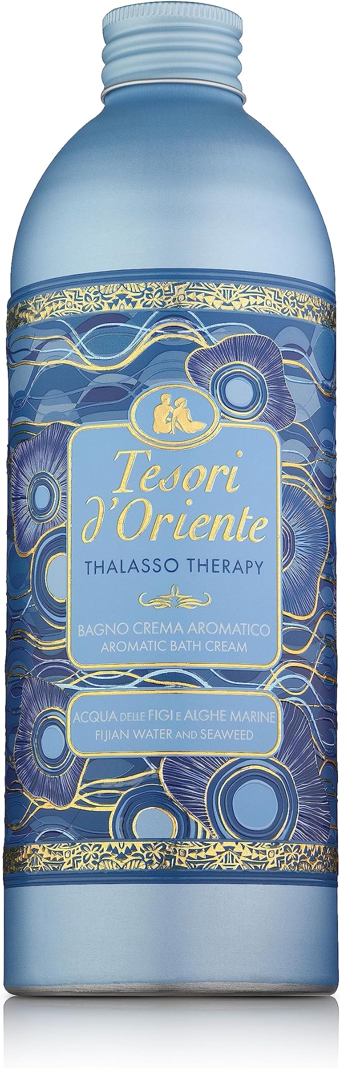 Tesori d'Oriente Bubble Bath for Women Foaming Bath Relaxing Body Wash and Skin Care - 500 Ml/16.91 Us Fl Oz - [Italian Import] (Thalasso Therapy)