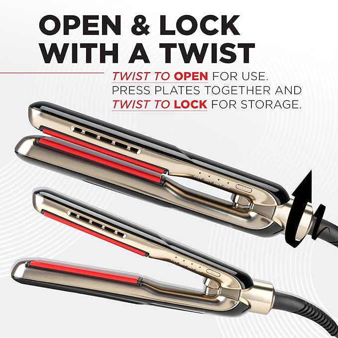 CHI Lava MiniStyler &amp CHI 44 Iron Guard (2 Oz) Gift Duo Ceramic Hair Straightener for Long-Lasting Shine Perfect for Daily Use &amp Travel 1.5” Iron