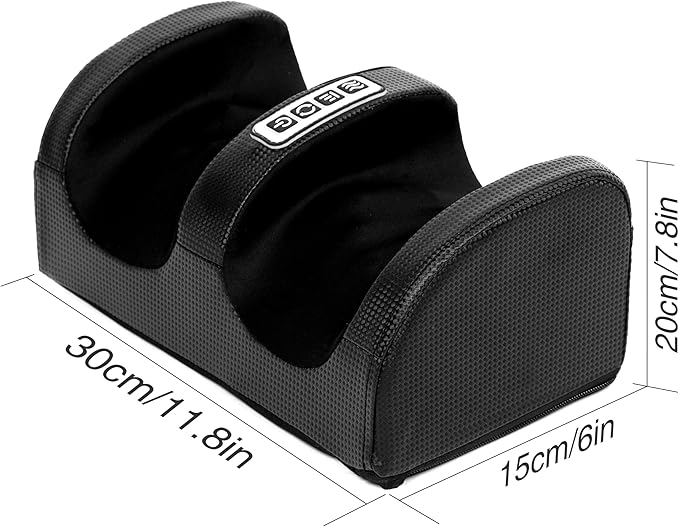 DAEYEGIM ZenActive Shiatsu Foot Massager with Heat Comfort Foot &amp Calf Massage Roller Deep Tissue Massager Gifts for Mom &amp Dad - Intensity Mode