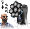 Head Shaver 8D - Electric Razor for Bald Men With Wet and Dry - Cordless Rechargeable Ergonomic Design - Multifunctional