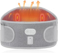 CUEHEAT Heated Waist Belt - Cordless Heating Pad for Lower Back Pain ReliefFSA Eligible HSA Electrical Heating and Massage Rechargeable Battery Powered (Gray Waistline 29-57 inch)
