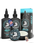 Bossman Jelly Beard Oil &amp Beard Balm Bundle (12 oz in Total Magic Scent) - Softens Tames Moisturizes &amp Conditions - Magic Scent - Natural Ingredients &amp Made in USA