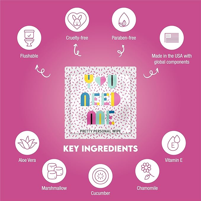 LA Fresh Feminine Wipes with Aloe Vera Chamomile Extract Cucumber and Vitamin E - Pack of 200ct Wipes for Women