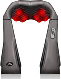 MagicMakers Neck Massager with Heat Gifts for Women Men Dad Mom Family Friend Mothers Day Fathers Day Christmas Shiatsu Kneading Back Massager for Shoulder Pain Relief Muscle Soreness
