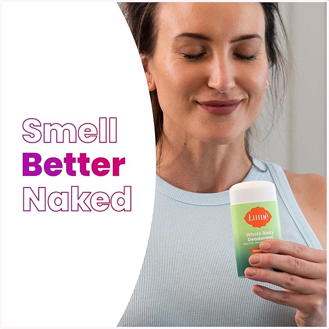 Lume Whole Body Deodorant - Invisible Cream Tube and Solid Stick - 72 Hour Odor Control - Aluminum Free Baking Soda Free Skin Loving - 3.0 Ounce Tube and 2.6 Ounce Solid Stick Bundle (Fresh Alpine)