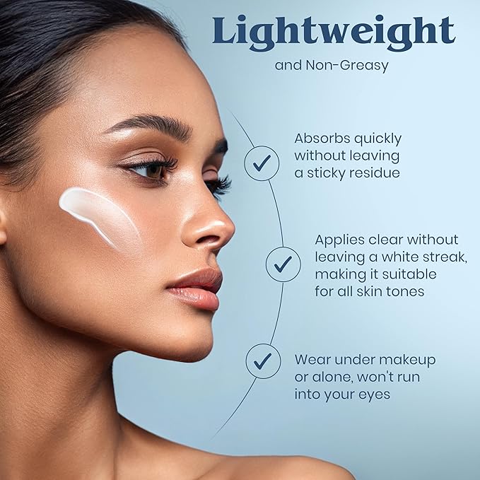 Clear Choice Sport Shield SPF 45 – Mineral Sunscreen &amp Moisturizer | Non-Greasy Broad-Spectrum Face &amp Body SPF | Micronized Zinc Oxide | No White Cast | Dermatologist Recommended 60 ml / 2 oz