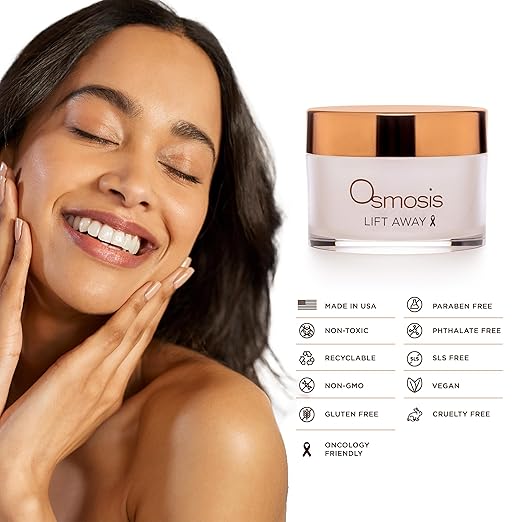 OSMOSIS LIFT AWAY Cleansing Balm Facial Cleanser Without Drying Face Wash with Avocado Oil and Elderberry for Aging Dry Sensitive Skin 2.5 Oz