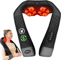 KNQZE Shiatsu Cordless Neck and Back Massager with Heat Rechargeable Neck and Shoulder Massager 4D Deep Tissue Kneading Massage for Leg Full Body Muscle Pain Relief 2026 Upgraded Ergonomic Design