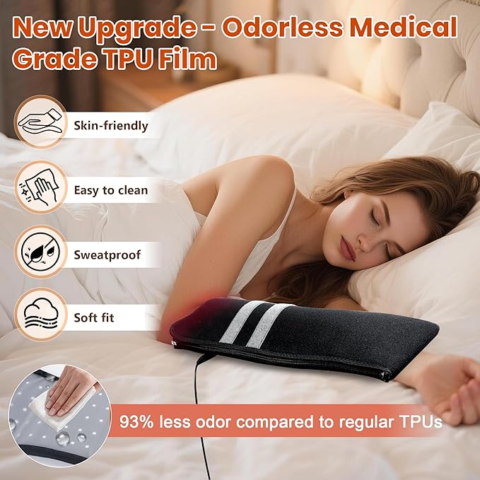 Red Light Therapy for Hands Light Therapy Glove for Finger Wrist Arm Infrared Light Therapy &amp Red Light Therapy for Body Dual Wavelength for Relief 150 LEDs 17x4