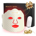 Mask for Face 7 Colors Mask with Timing Function Rechargeable Face Mask for Home Skincare White