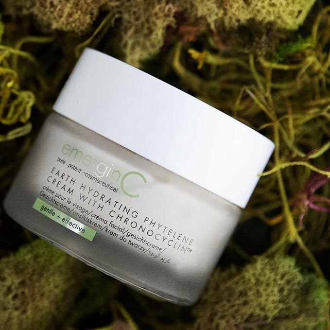 emergin C Earth Hydrating Phytelene Cream - Anti-Aging Moisturizer with Chronopeptides + Multivitamins - Antioxidant-Rich Day + Night Face Cream for Fine Lines + Wrinkles (1.6 oz 50 ml)