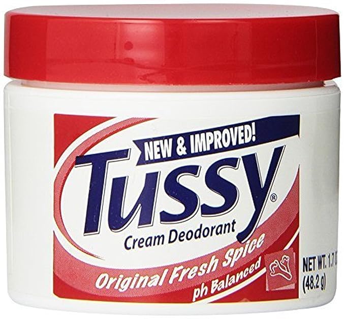 Tussy Deodorant Cream Original - 1.7 oz (Pack of 8)