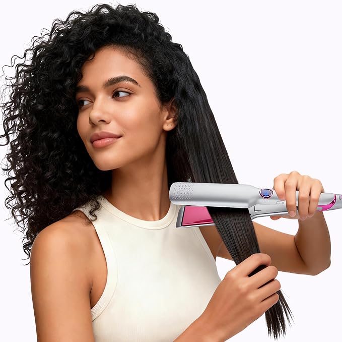 Titanium Flat Iron Hair Straightener Hair Straighteners for Women Fast Heating &amp 11 Temperature Settings
